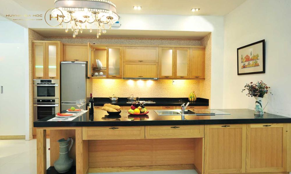 Nội thất được làm từ gỗ sồi