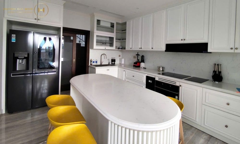 Kiểm tra nghiệm thu tủ bếp gỗ